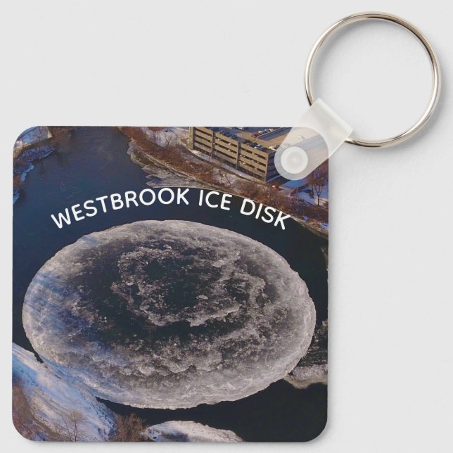 Westbrook Ice Disc   Keychain (Back)