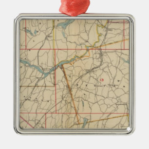 Westchester County, New York 2 Metal Ornament