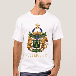 Westerfield Dutch Family Coat Of Arms.  T-Shirt