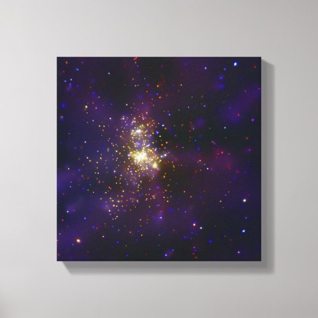 Westerlund 2, a young star cluster canvas print (Front)