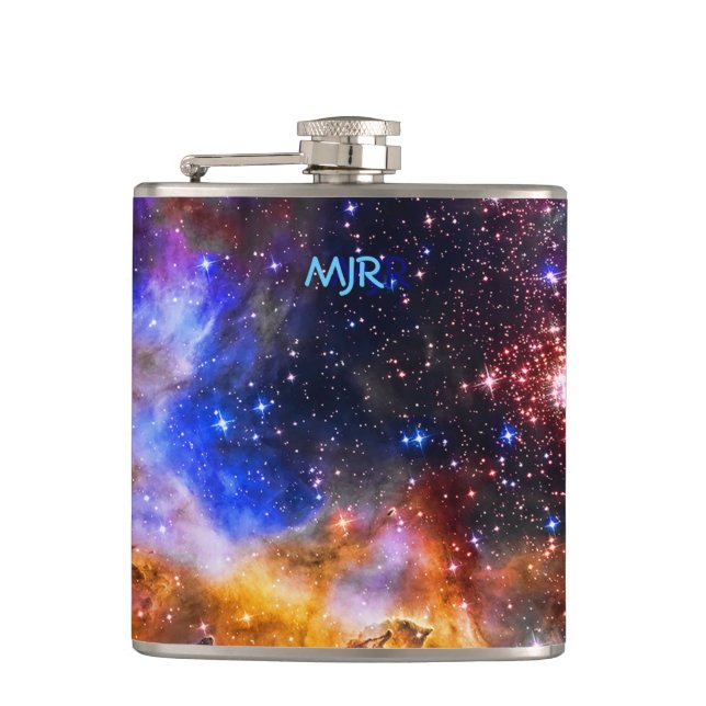 Westerlund 2 in Carina Constellation Space Picture Hip Flask (Front)