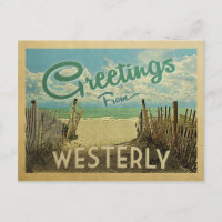 Westerly Beach Vintage Travel