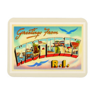 Westerly Rhode Island RI Vintage Travel Souvenir Magnet