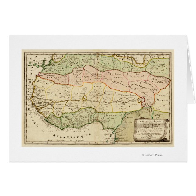 Western AfricaPanoramic MapWestern Africa (Front Horizontal)