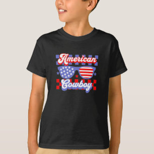 Western American Cowboy Patriotic T-Shirt