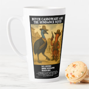 Western Animal Movie Poster Parody Latte Mug
