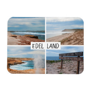 Western Australia Cliffs Coastline Blowhole Magnet