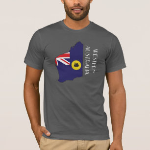 Western Australia Flag-Map Shirt