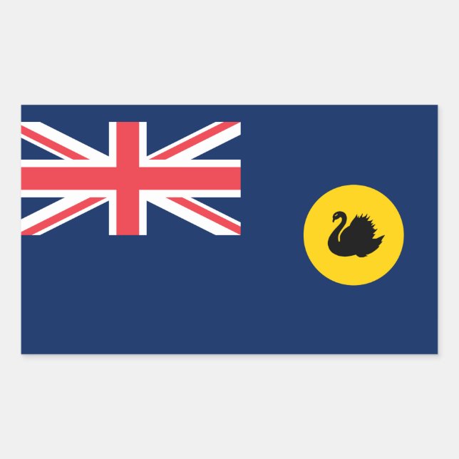 Western Australia Flag Sticker (Front)
