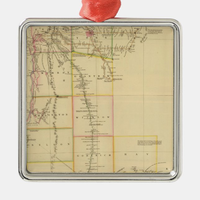 Western Australia Metal Ornament (Front)