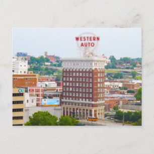 Western Auto Building Loft Condos Kansas City Postcard
