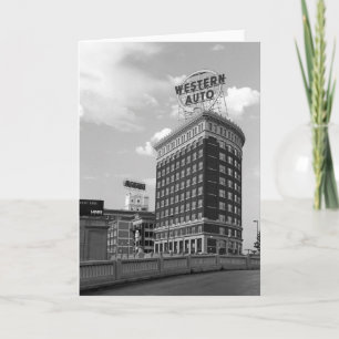 Western Auto Half Cylinder Building Card