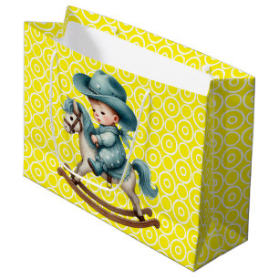 Western Baby Cowboy l Grand sac cadeau