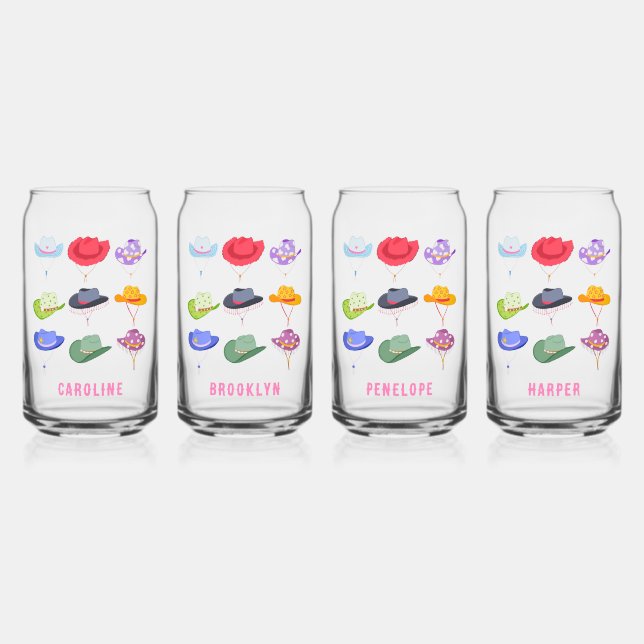 Western Bachelorette Party Favoriser Drinkware Set (Recto)