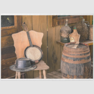 Western Bango Decoupage Tissue Paper