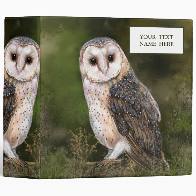 Western Barn Owl Binder (Front/Spine)