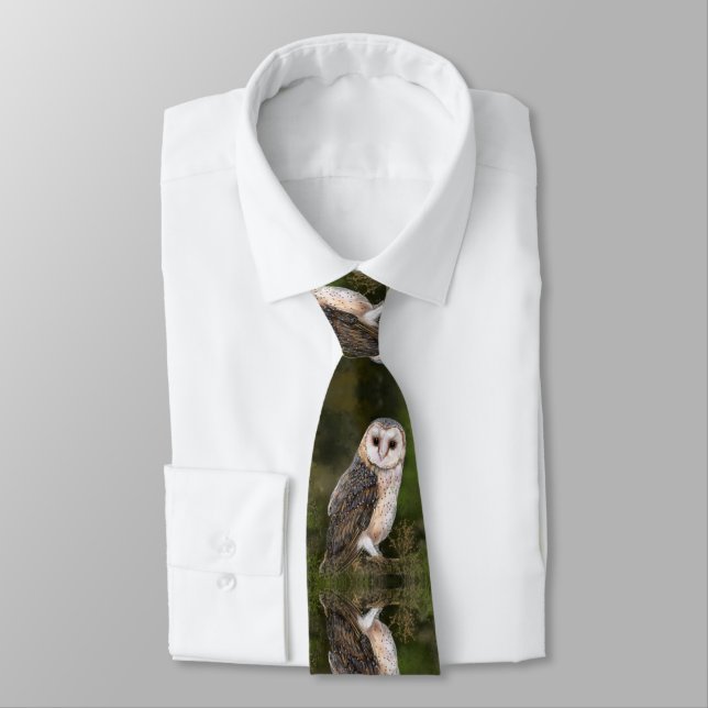 Western Barn Owl Cravate (Attaché)