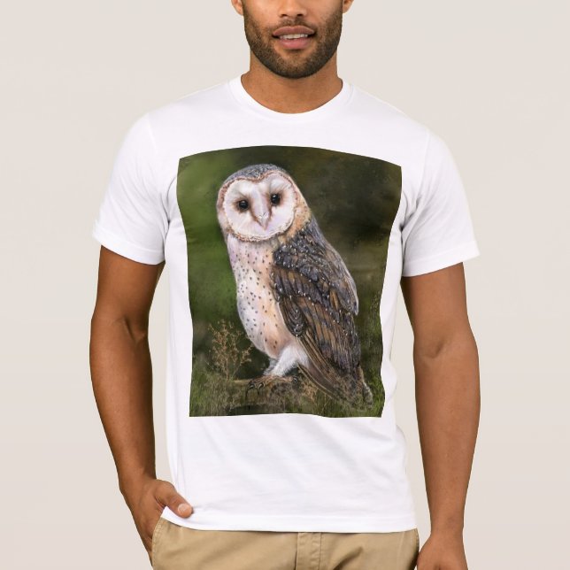 Western Barn Owl T-Shirt (Front)