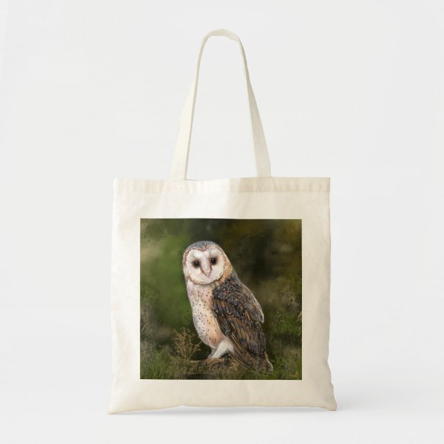 Western Barn Owl Tote Bag (Front)
