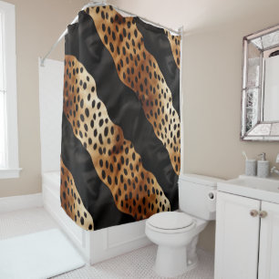 Western Black Brown Cream Cowhide 