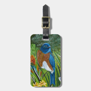 Western Bluebird Luggage Tag