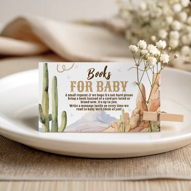 Western Books for Baby Card (Creator Uploaded)