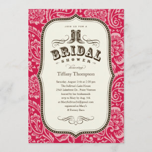Western Bridal Shower Invitations