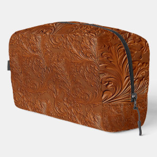 Western Brown Bohemian Art Dopp Kit