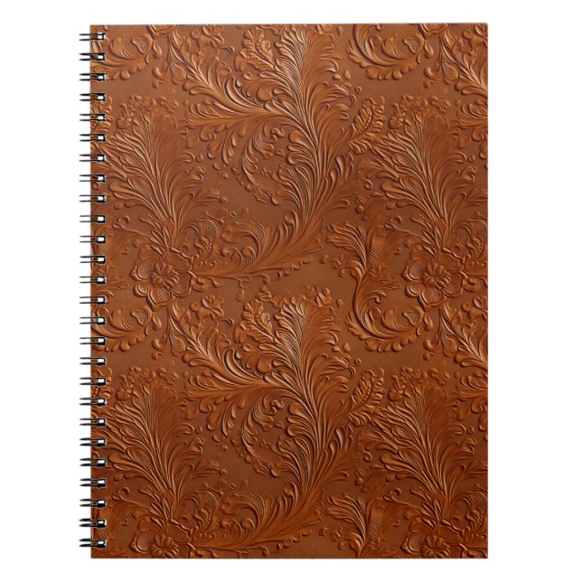 Western Brown Bohemian Art Notebook (Front)