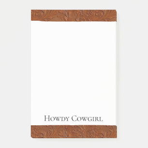 Western Brown Bohemian Art Post-it Notes
