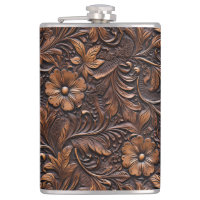 Western Brown Cowgirl Bohemian Floral