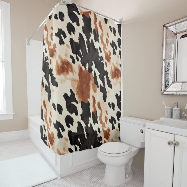 Western Brown Cream Animal Cowhide (In Situ)