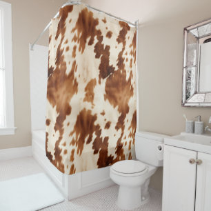 Western Brown Cream Cowhide