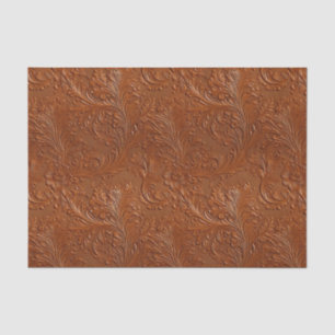 Western Brown Tan Bohemian Art Tissue Paper