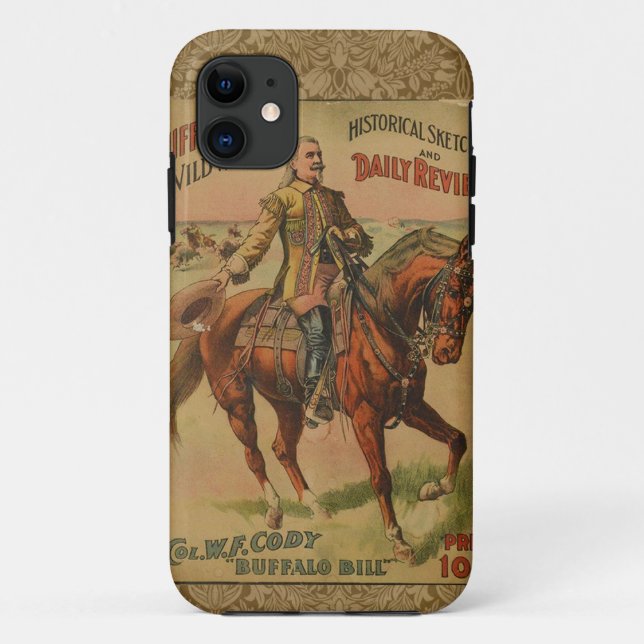 Western Buffalo Bill Wild West Case-Mate iPhone Case (Back)