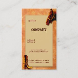 Western Business Card