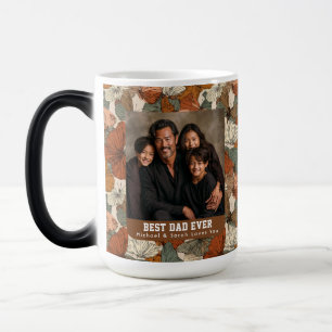 Western Butterfly Camouflage Bouquet Stepdad Photo Magic Mug