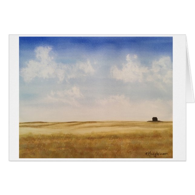 Western Canada Prairies - WATERCOLOR (Front Horizontal)