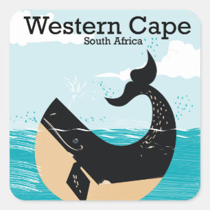 Western Cape South Africa Square Sticker