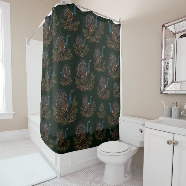 Western capercaillie Illustration (In Situ)