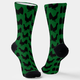 Western capercaillie socks