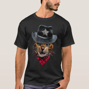 Western cat T-Shirt