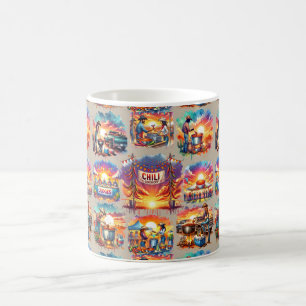 Western Chili Cookoff Scenes 1 Coffee Mug