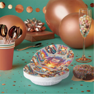 Western Chili Cookoff Scenes 1 Paper Plate