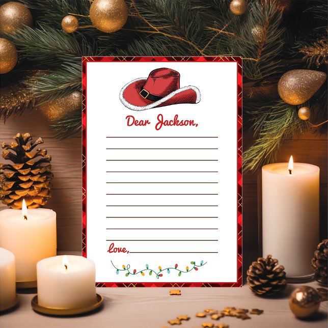 Western Christmas Hat Party Invitation (Creator Uploaded)