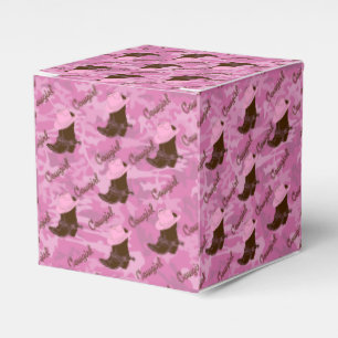 Western Christmas Party Favour Or Gift Box Cowgirl
