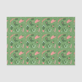 Western Christmas Tissue Paper