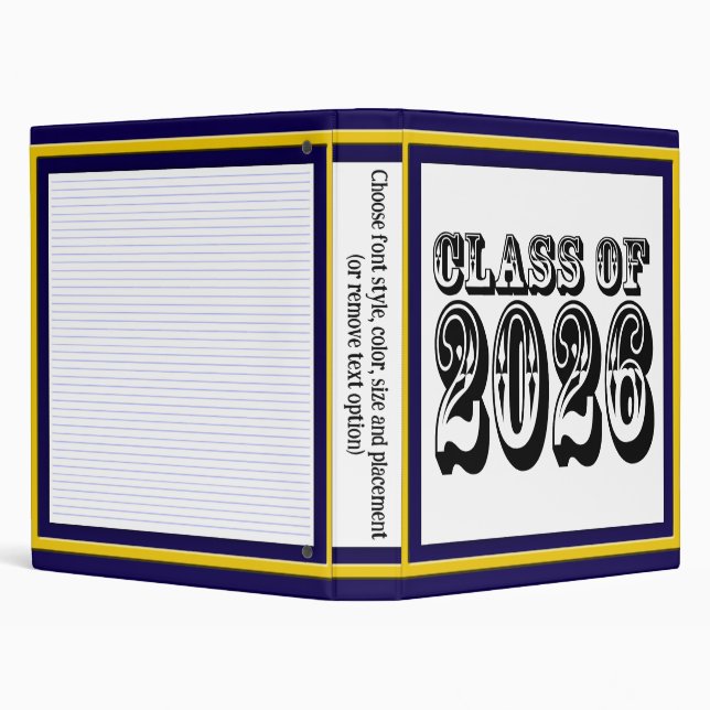 Western Class of 2026 Graduation Binder (Background)
