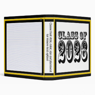 Western Class of 2026 Graduation Binder