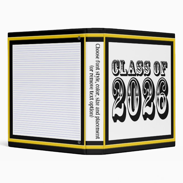 Western Class of 2026 Graduation Binder (Background)